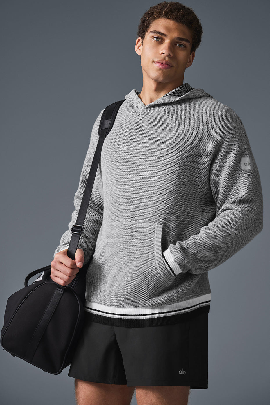 Sports Club Sweater Knit Hoodie