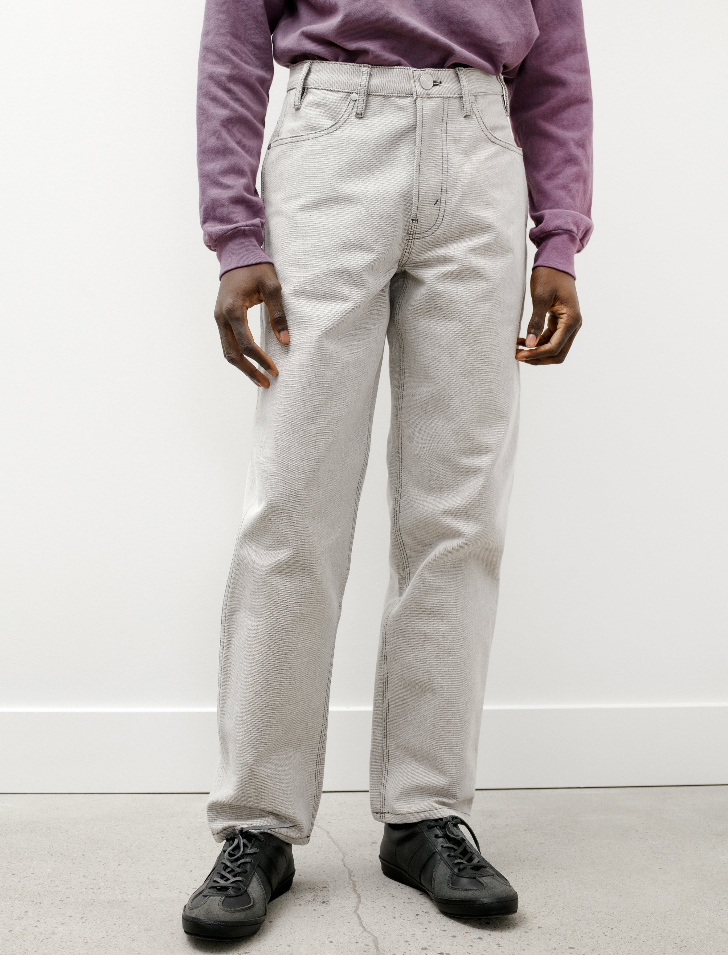 Four Pocket Canvas Jeans Salt + Pepper