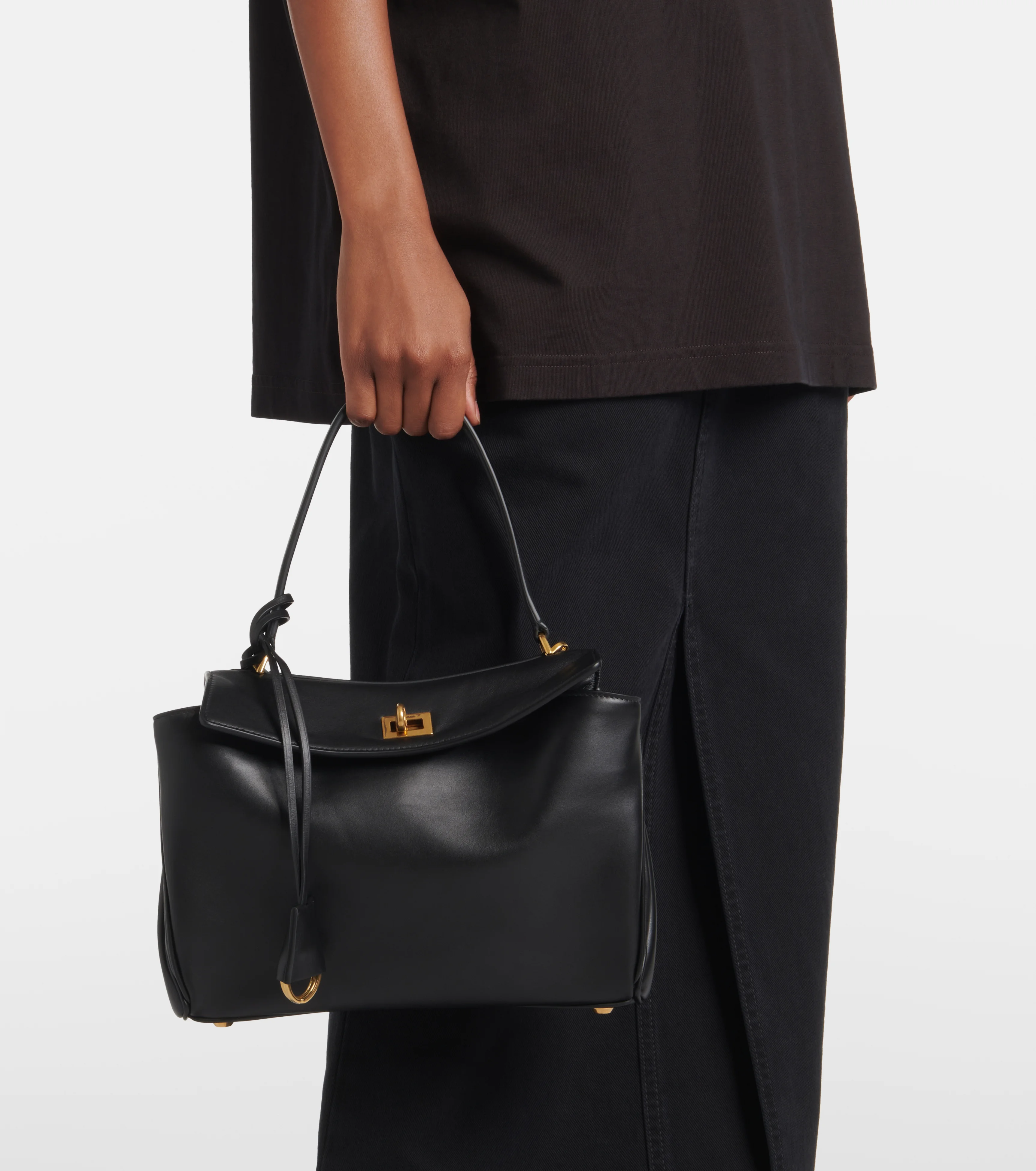 Rodeo Small leather tote bag, image 5 of 8