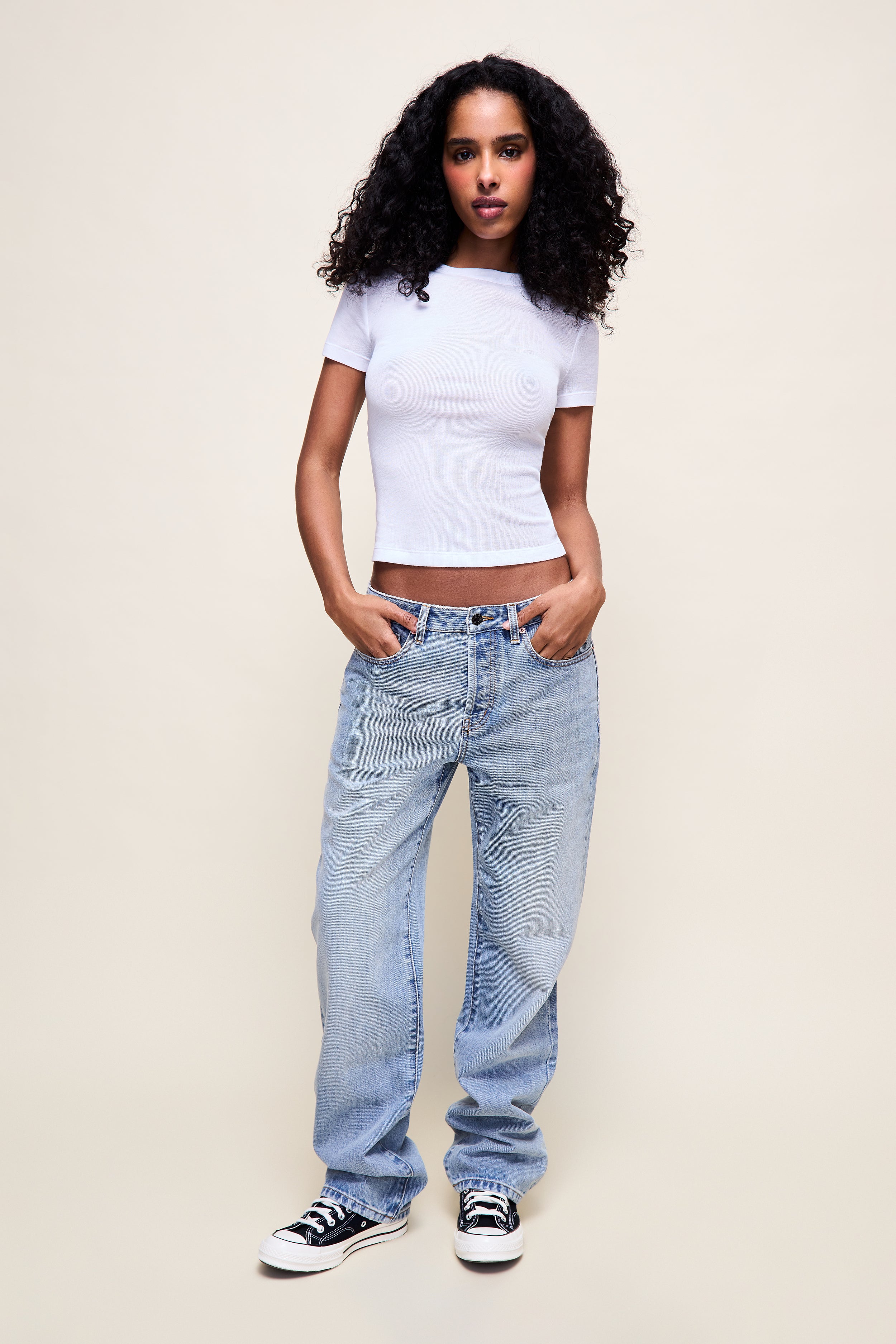 Relaxed Low Rise Denim