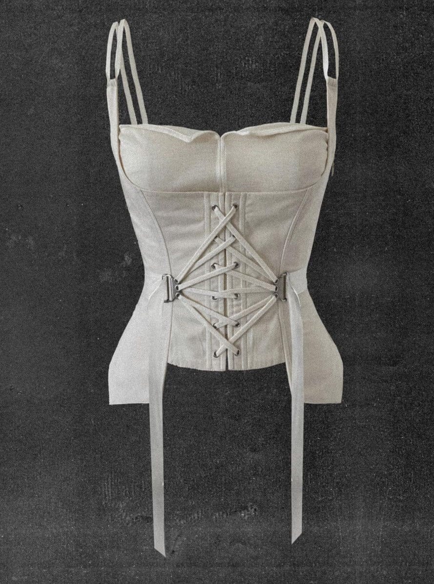 FAN LACED BUSTIER