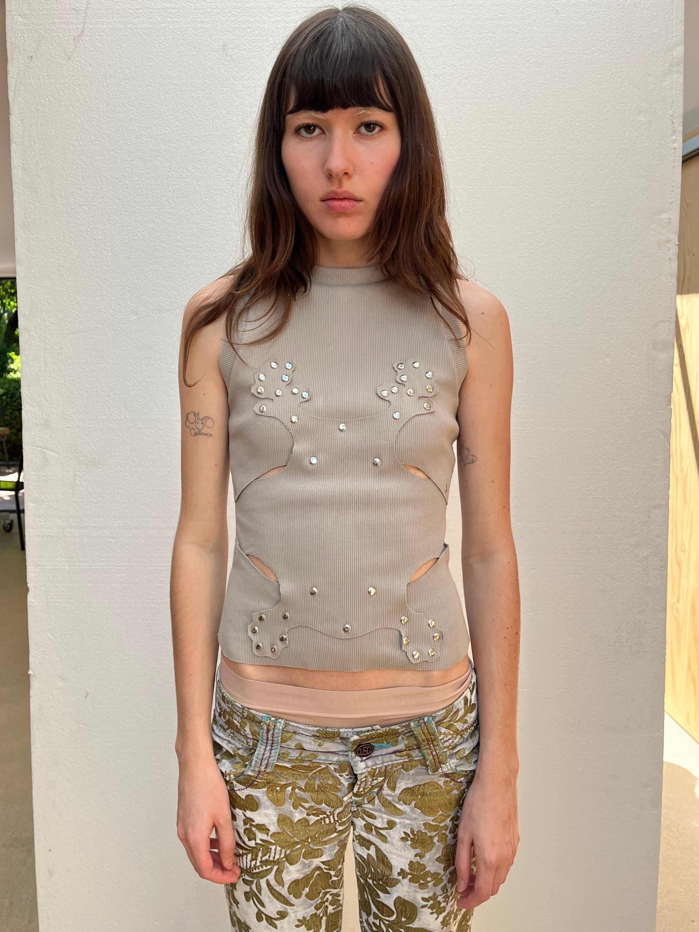 Orchid Vest Light Grey