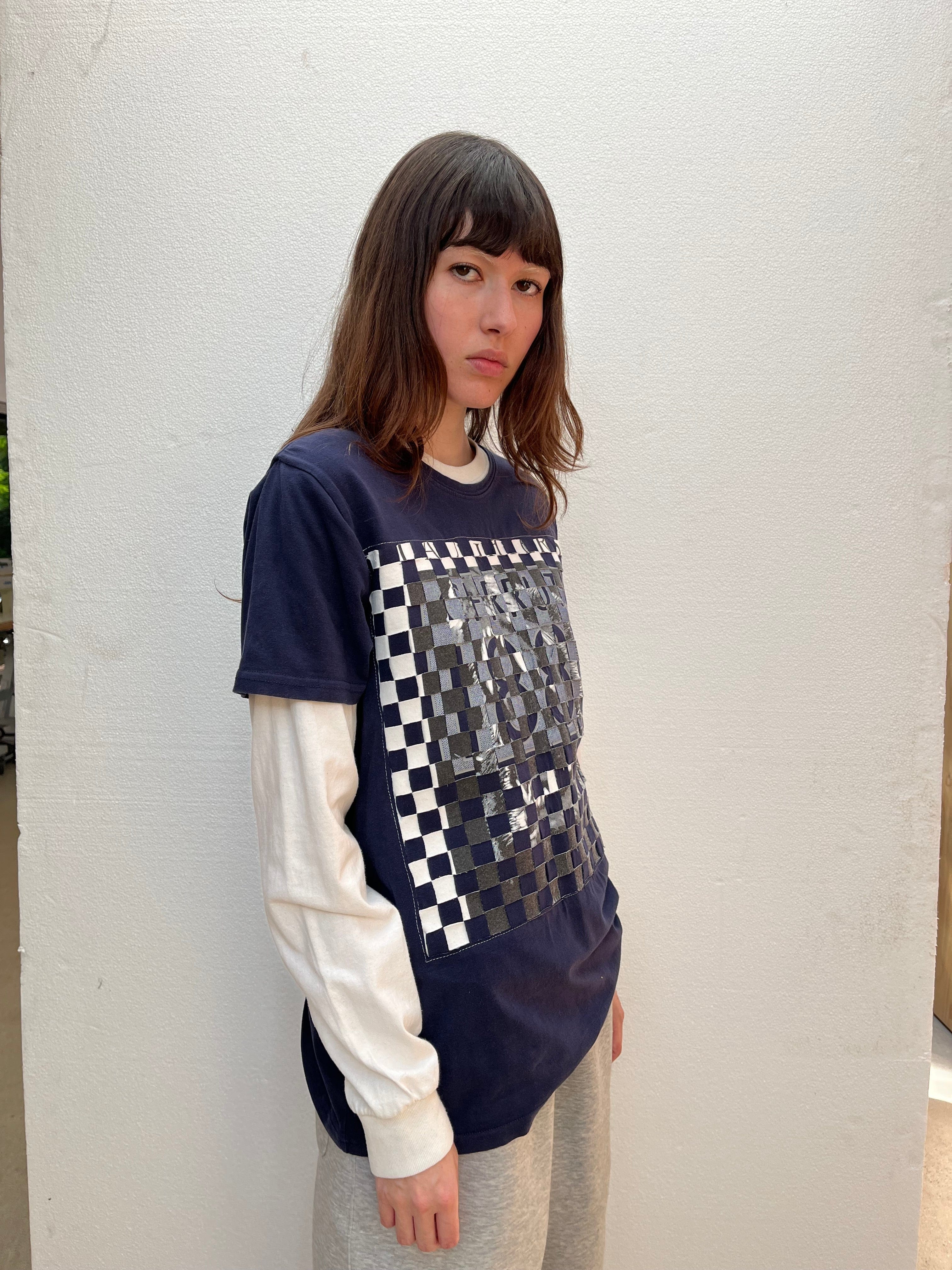 Woven T-shirt (Cerruti print)