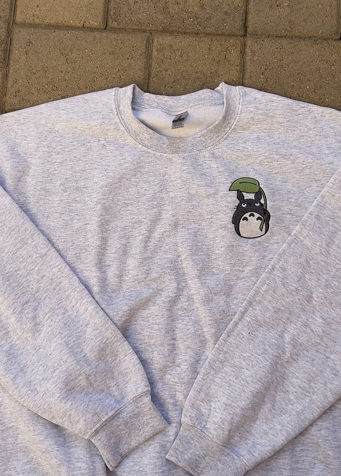 Totoro with leaf Crewneck PREORDER
