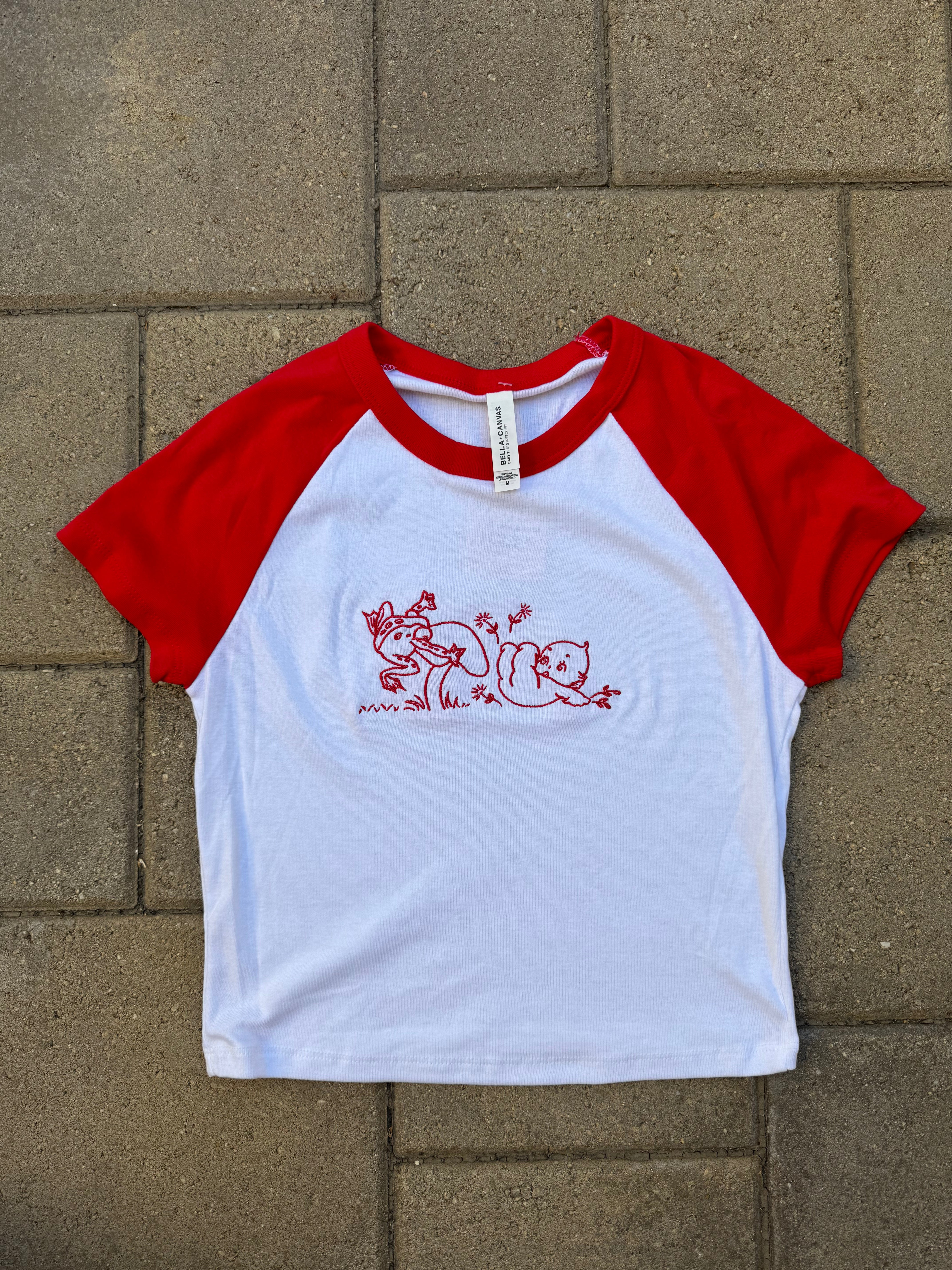Kewpie Frog Baseball Baby Tee PREORDER