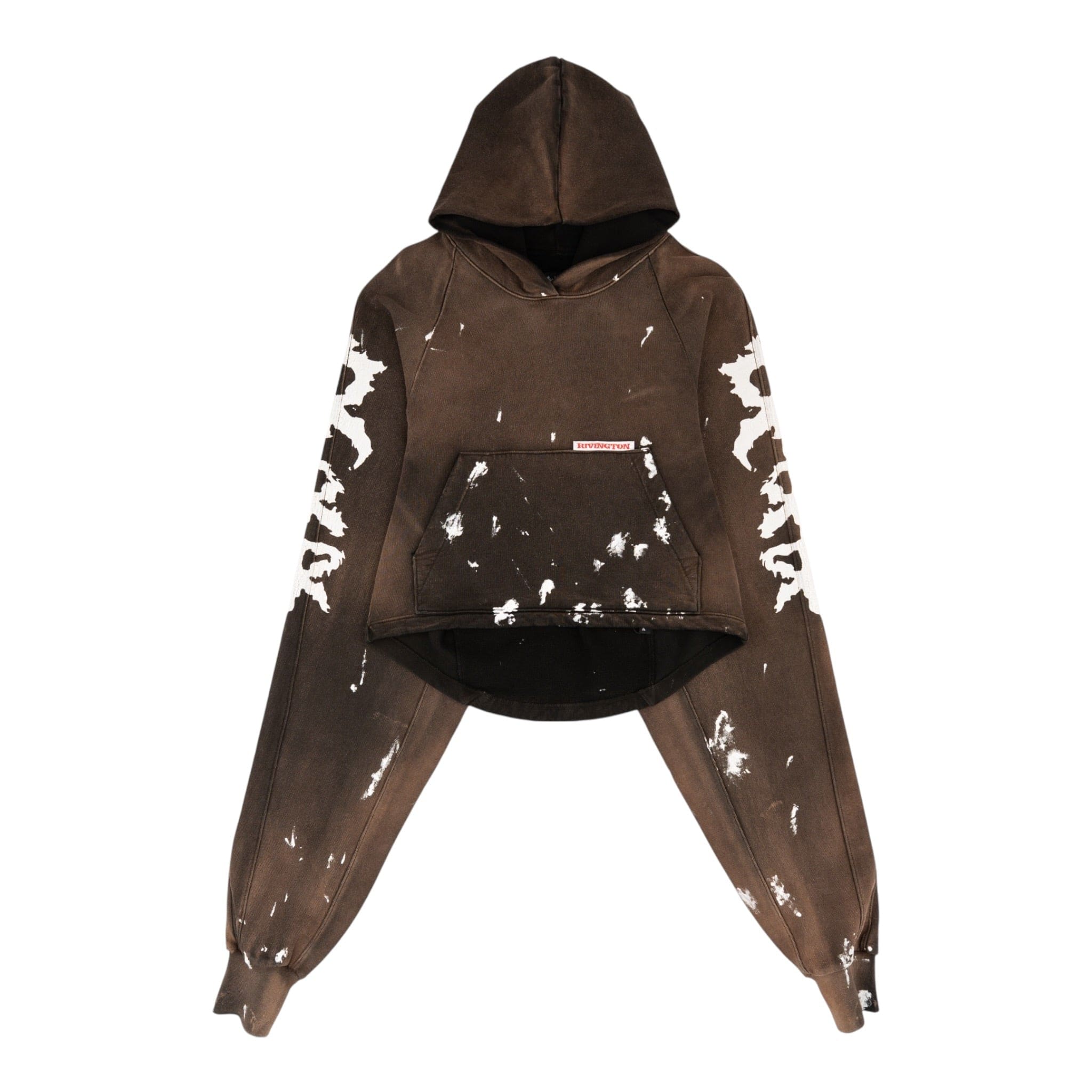 RRR-123 YHWH Hooded Sweatshirt Brown White Pre-Owned