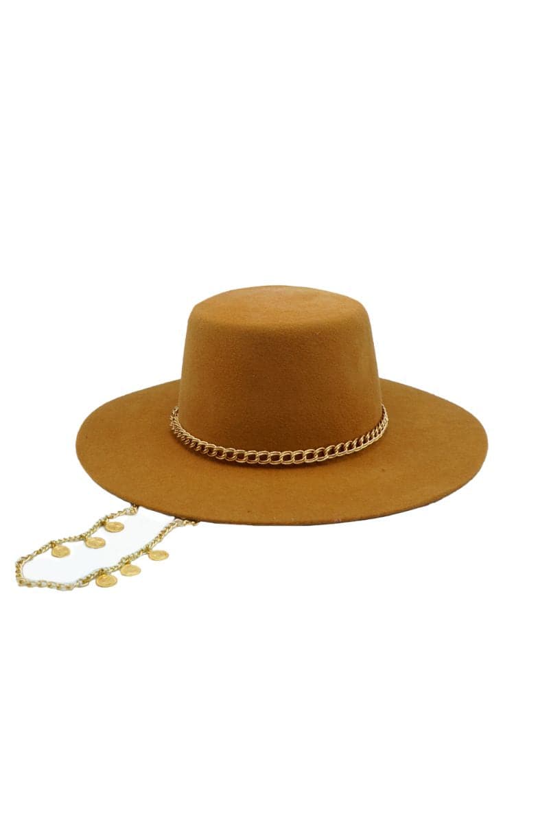 CAMILE BROWN CORDOBES FELT HAT