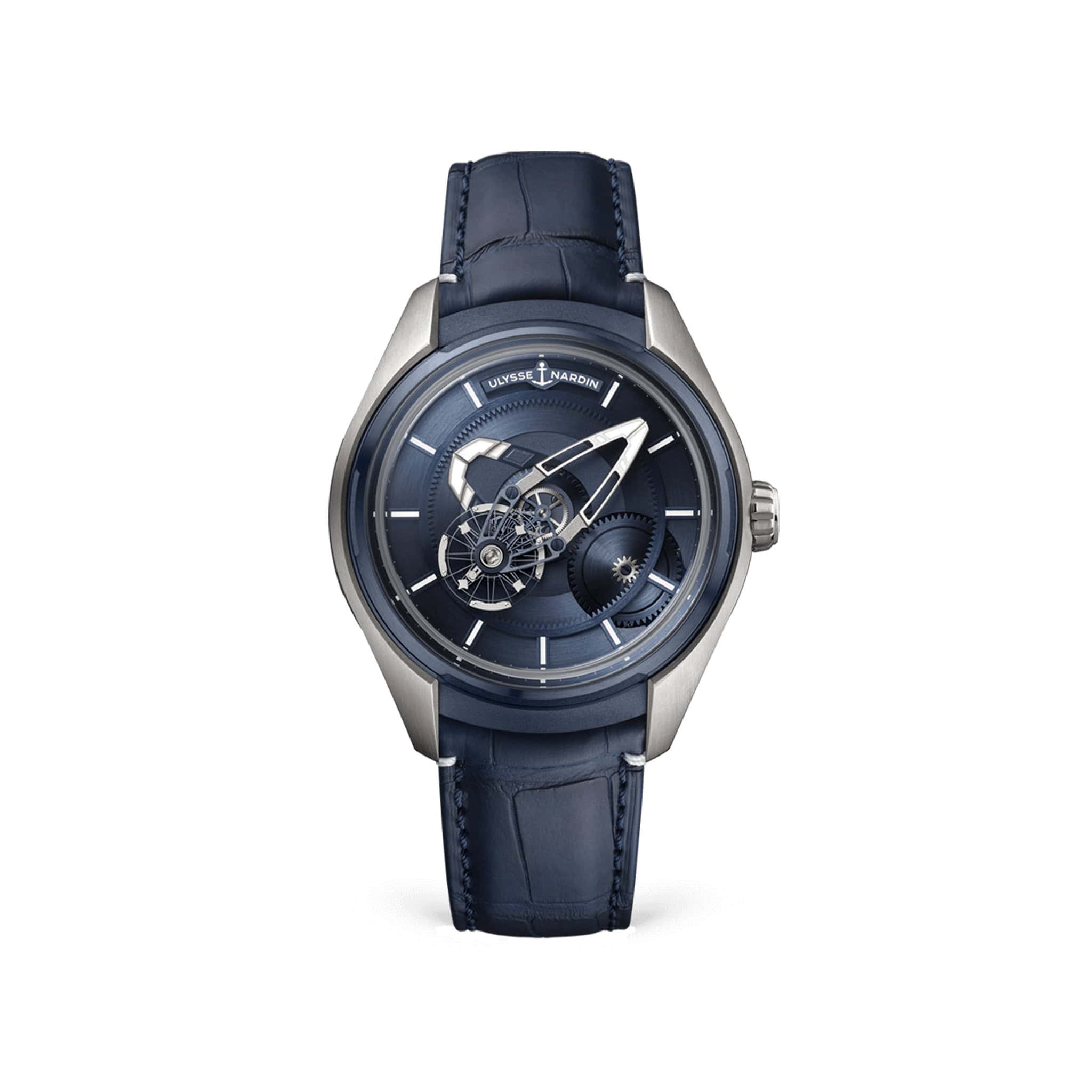 Freak X 43mm Titanium Blue Watch