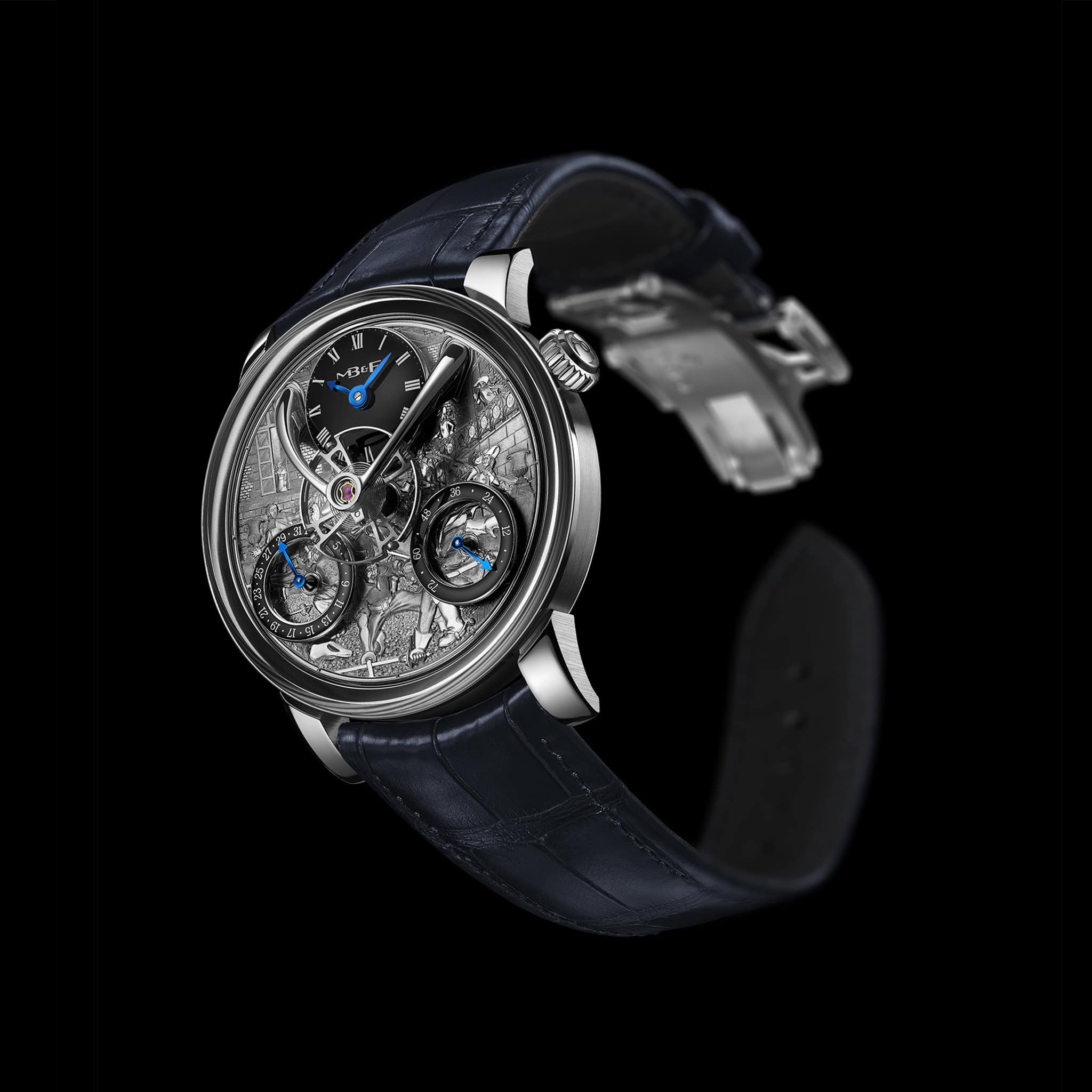 X Eddy Jaquet Legacy Machine Split Escapement Steel Watch
