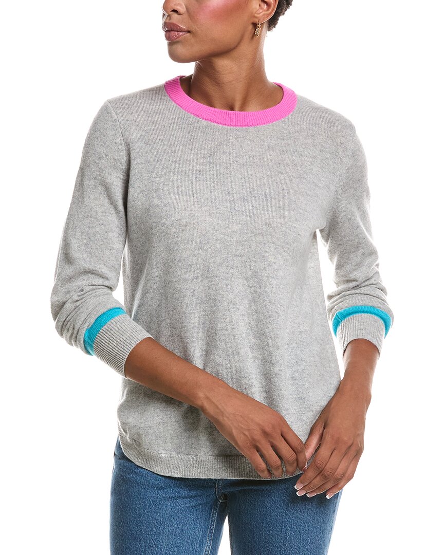 Autumn Cashmere Shirttail Crewneck Cashmere Sweater