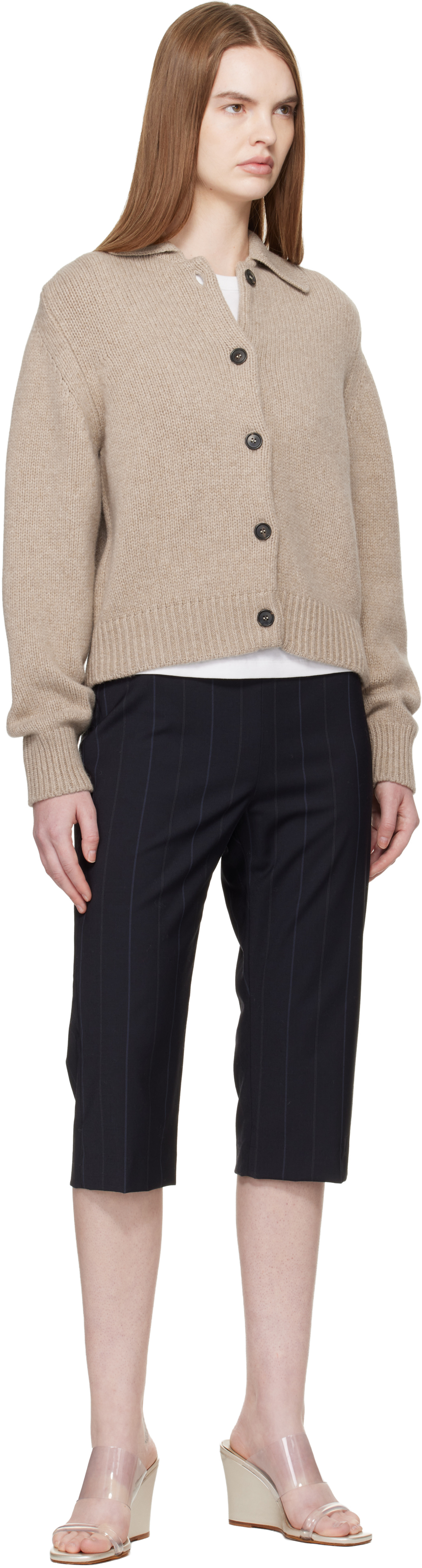 Beige Winny Collared Jacket — Image 4