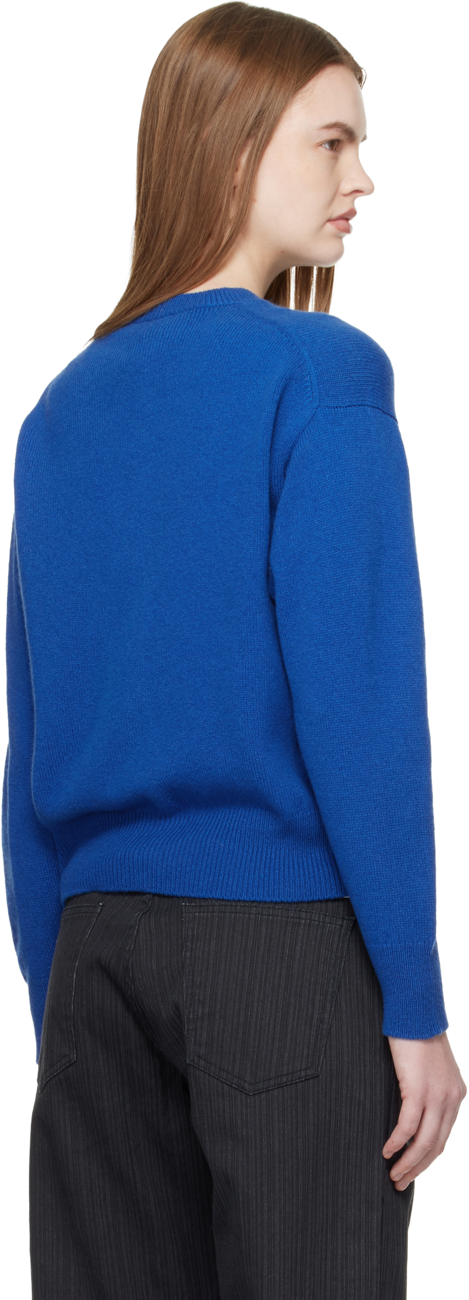 Blue Ada Crewneck Cardigan — Image 4