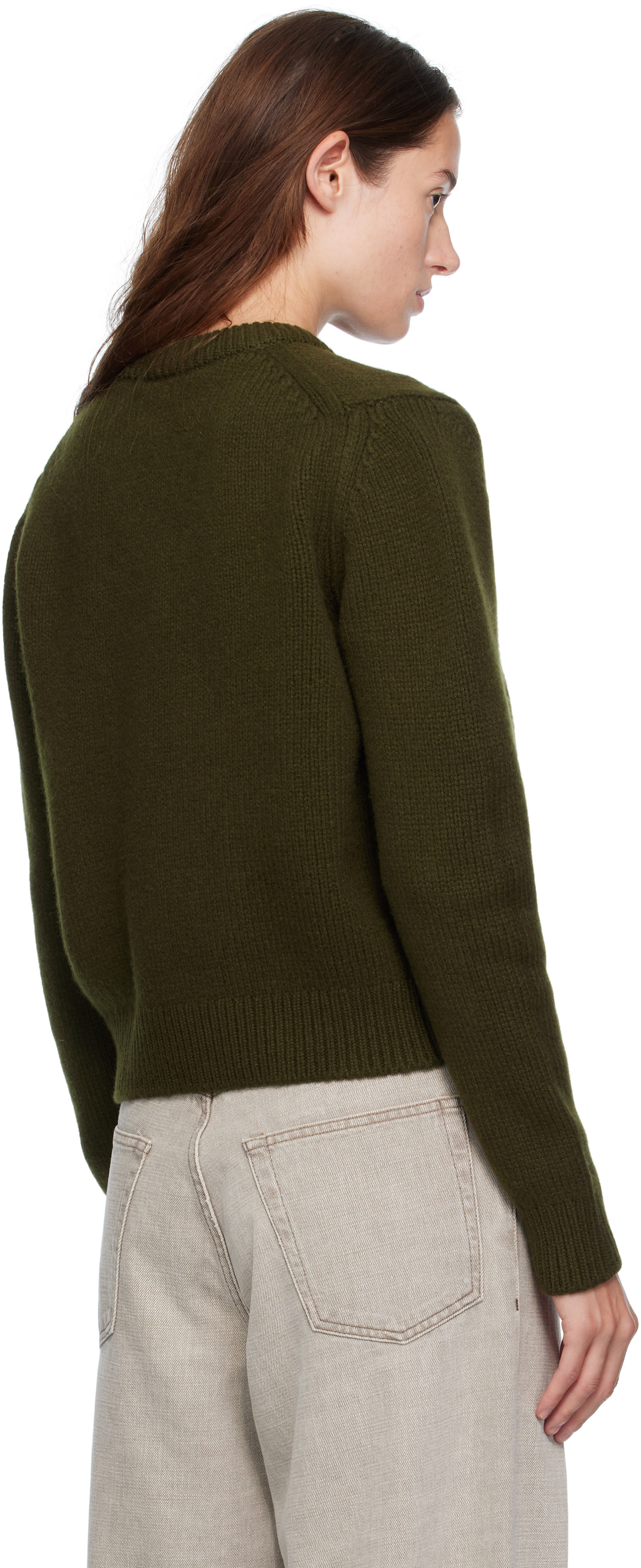 Green Glenn V-Neck Sweater — Image 4