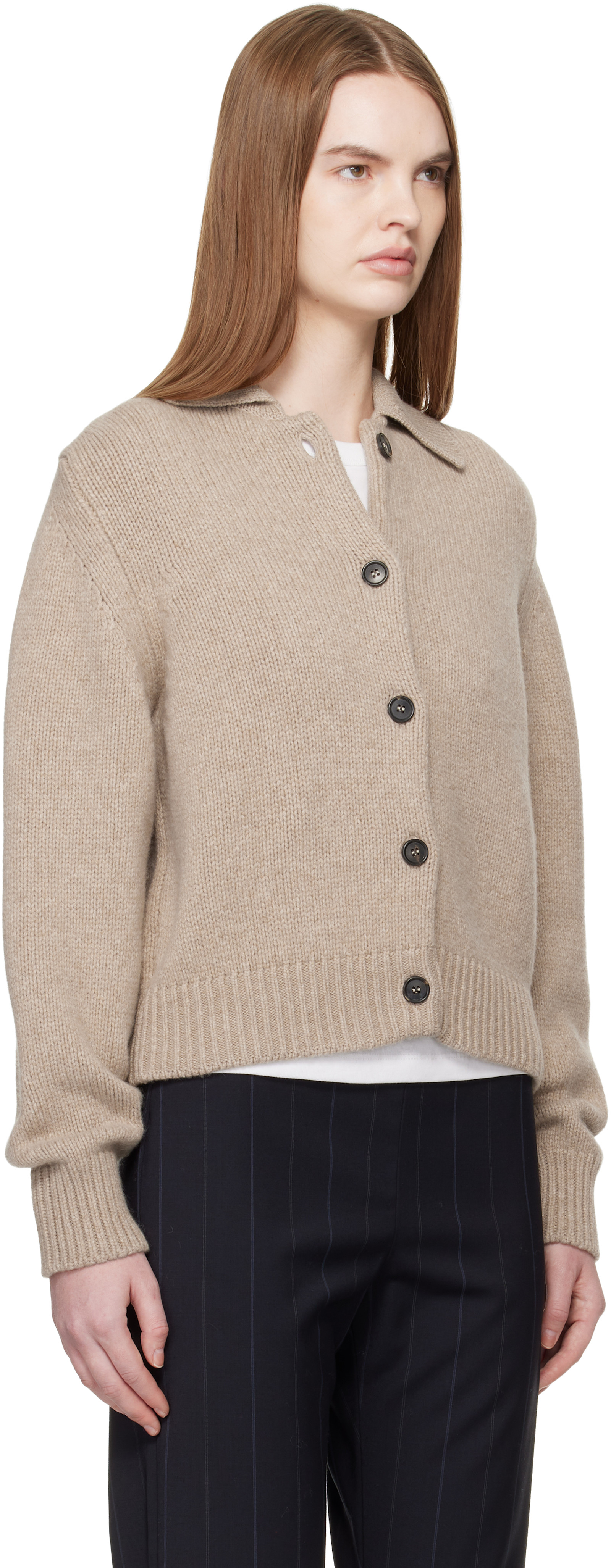 Beige Winny Collared Jacket — Image 3