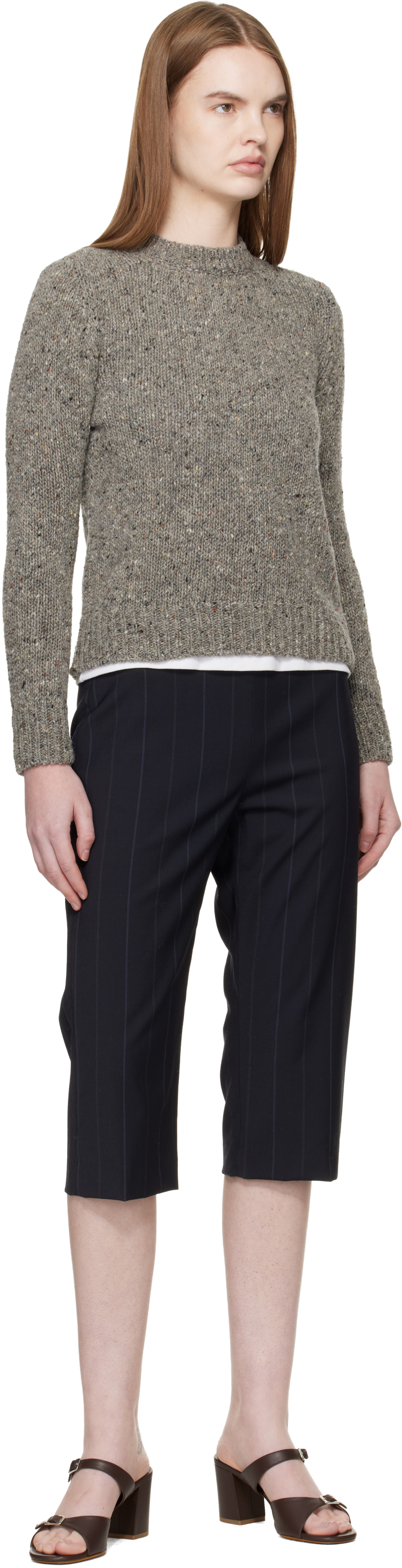 Gray Arden Donegal Sweater — Image 3