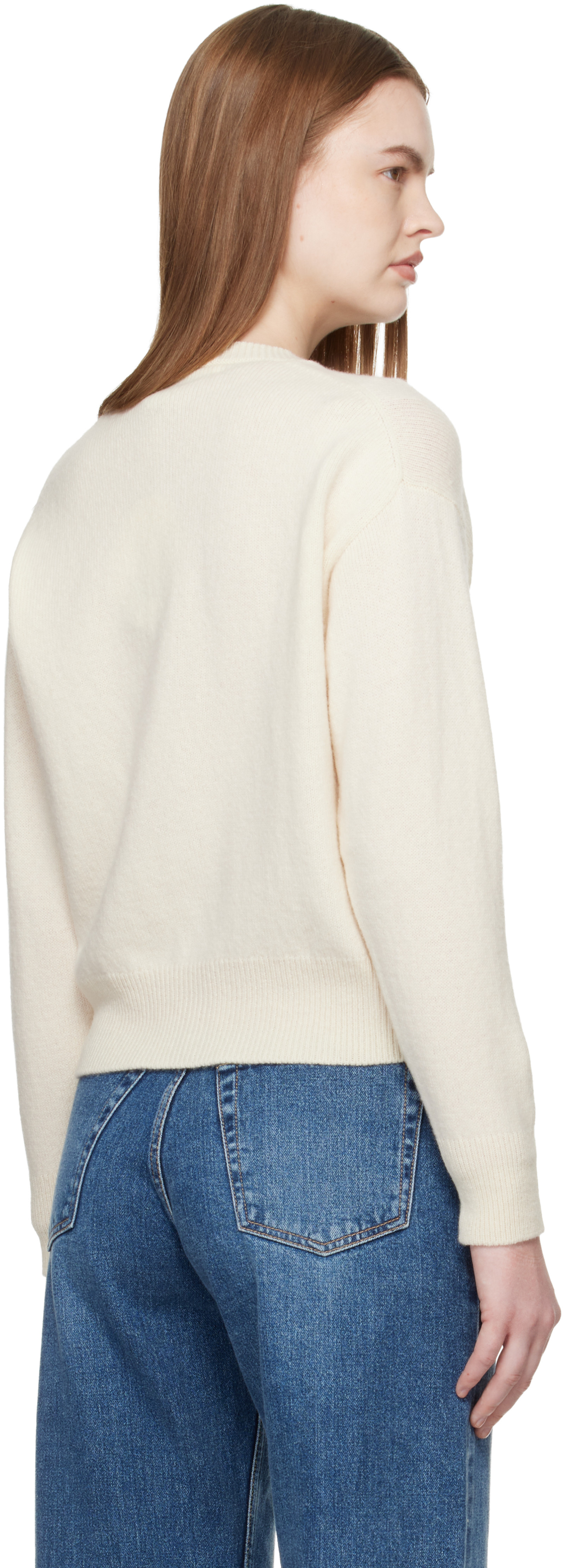 Off White Ada Crewneck Cardigan — Image 4