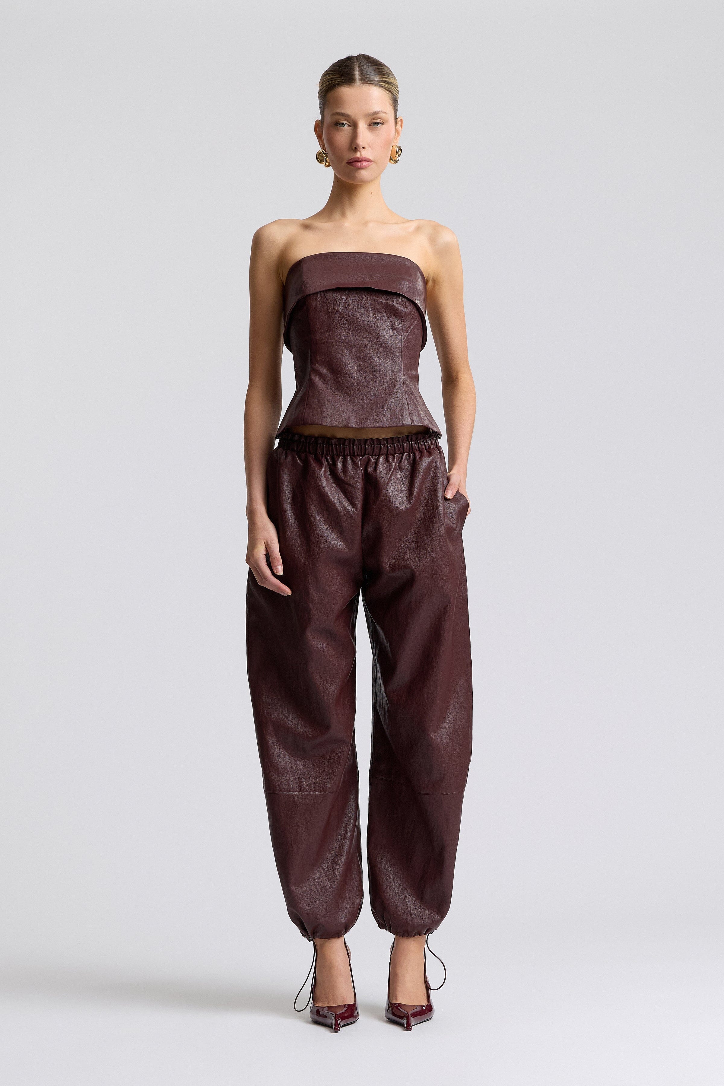 Faux-Ever Leather™ Joggers