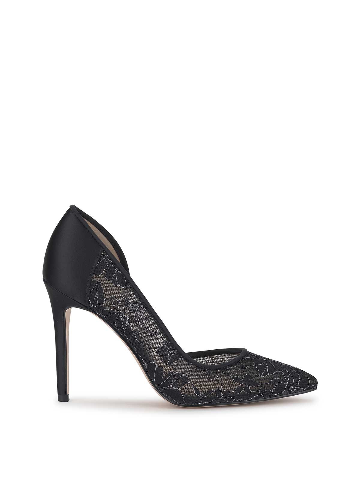 Prizma D'Orsay Pump in Black Lace