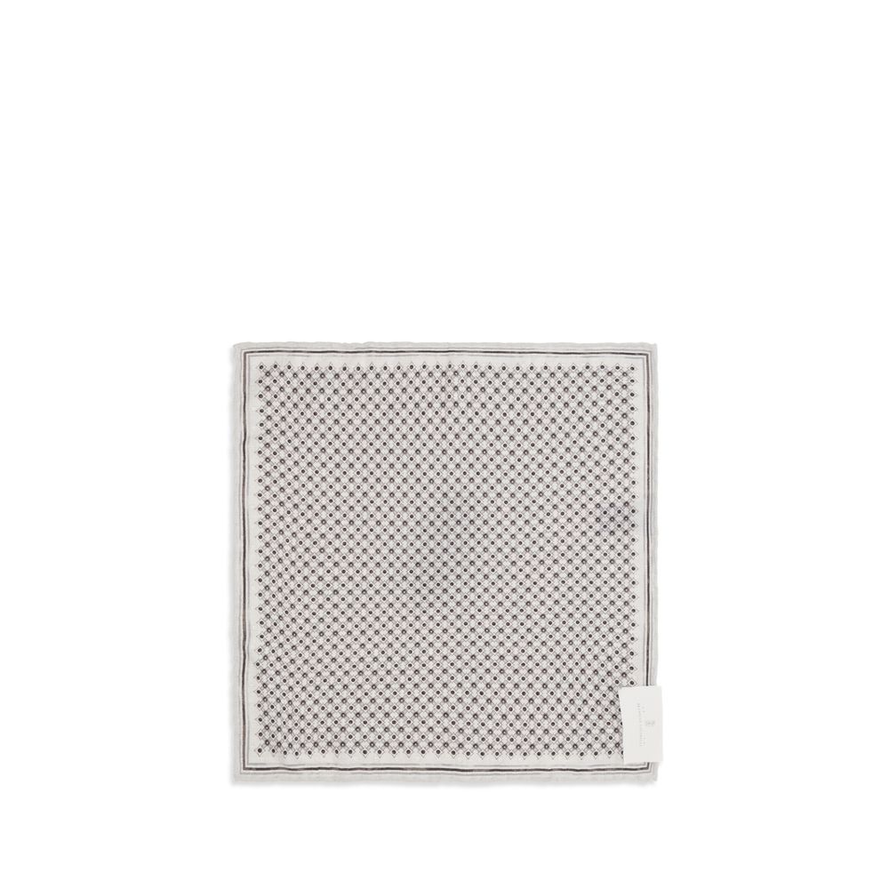 Geometric Silk Pocket Square, image 3 of 3