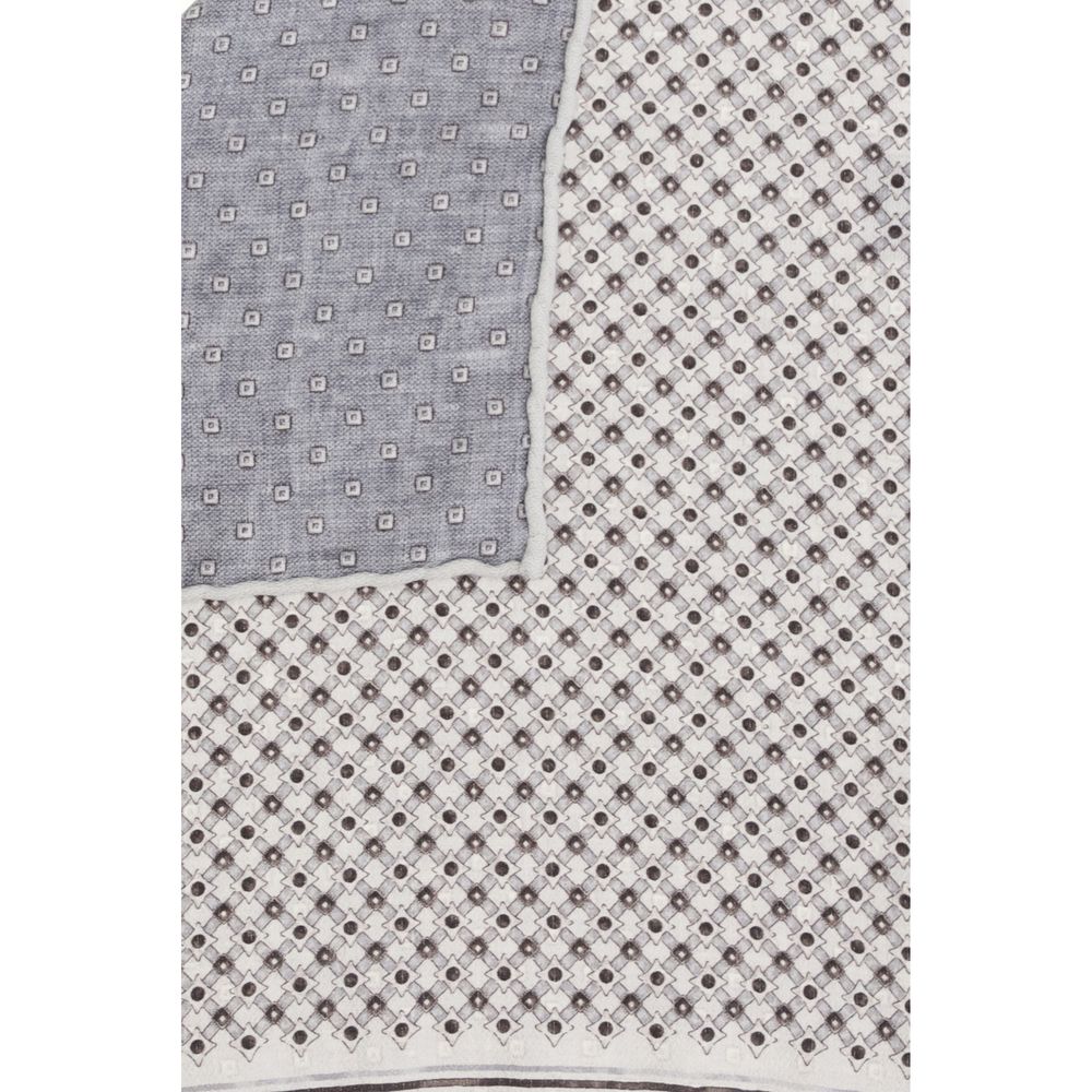 Geometric Silk Pocket Square, image 2 of 3
