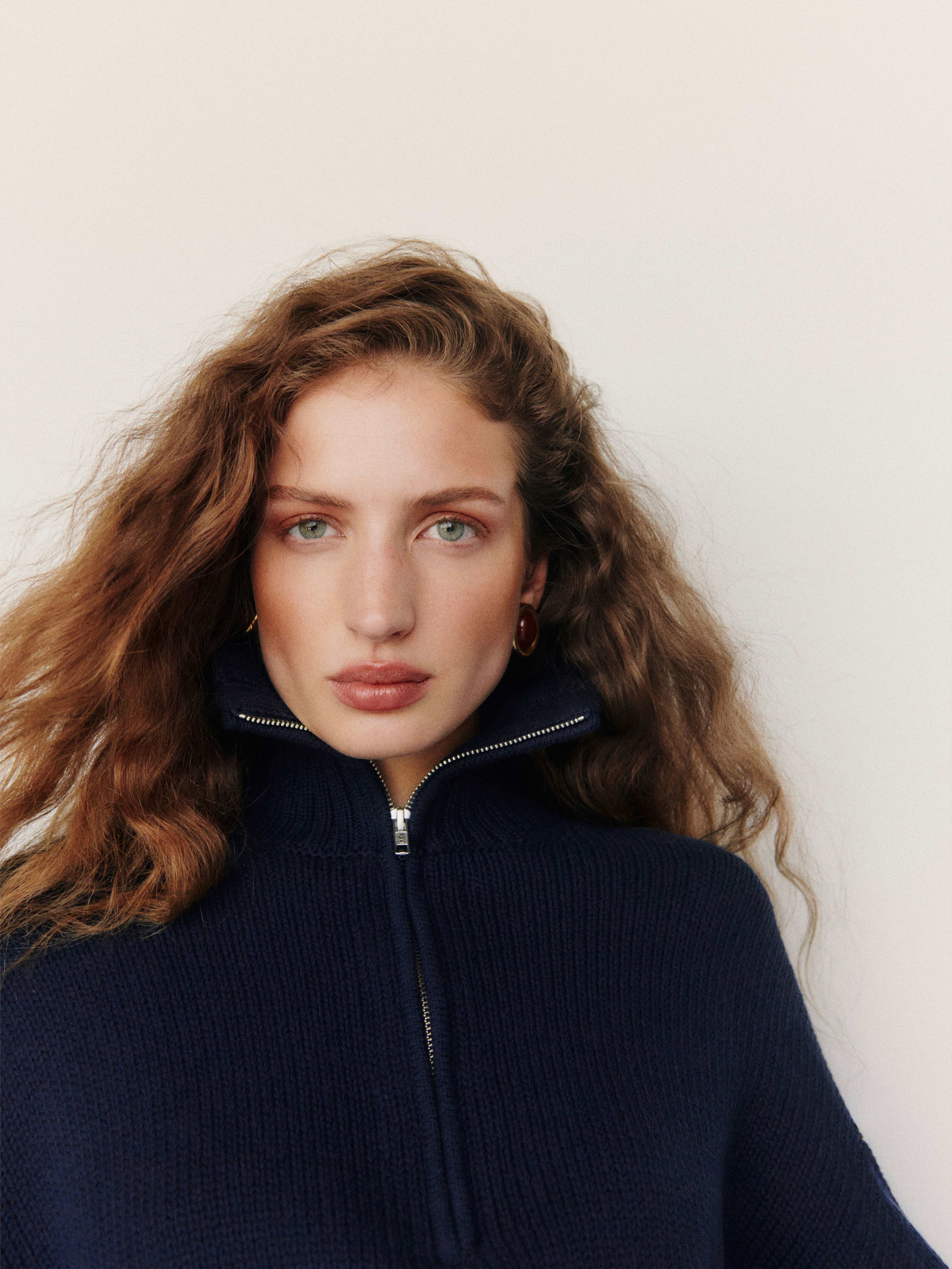 Barney Cotton Quarter-Zip Sweater, image 3 of 6