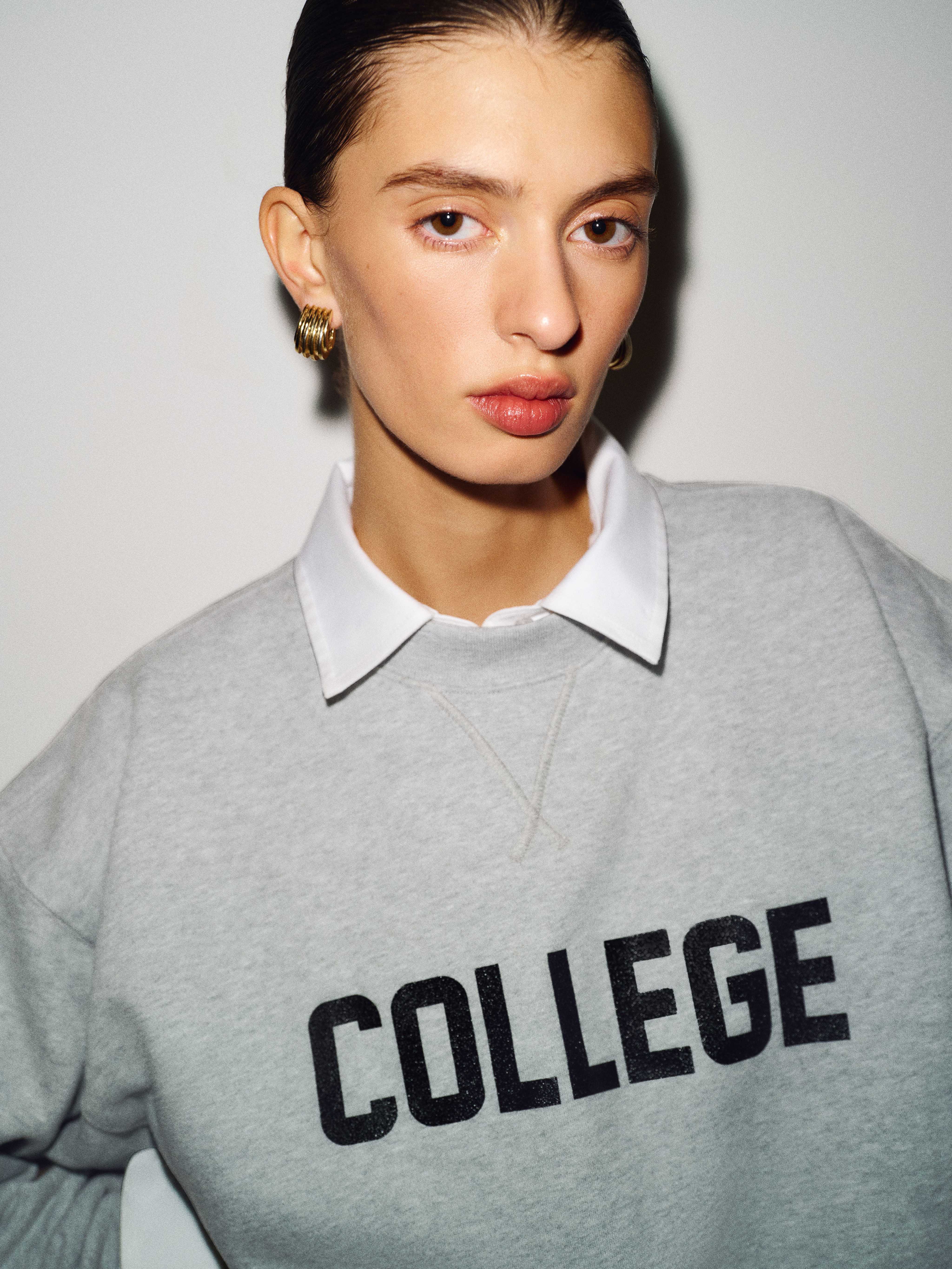 Drew Vintage Oversized Crewneck Sweatshirt, image 2 of 5