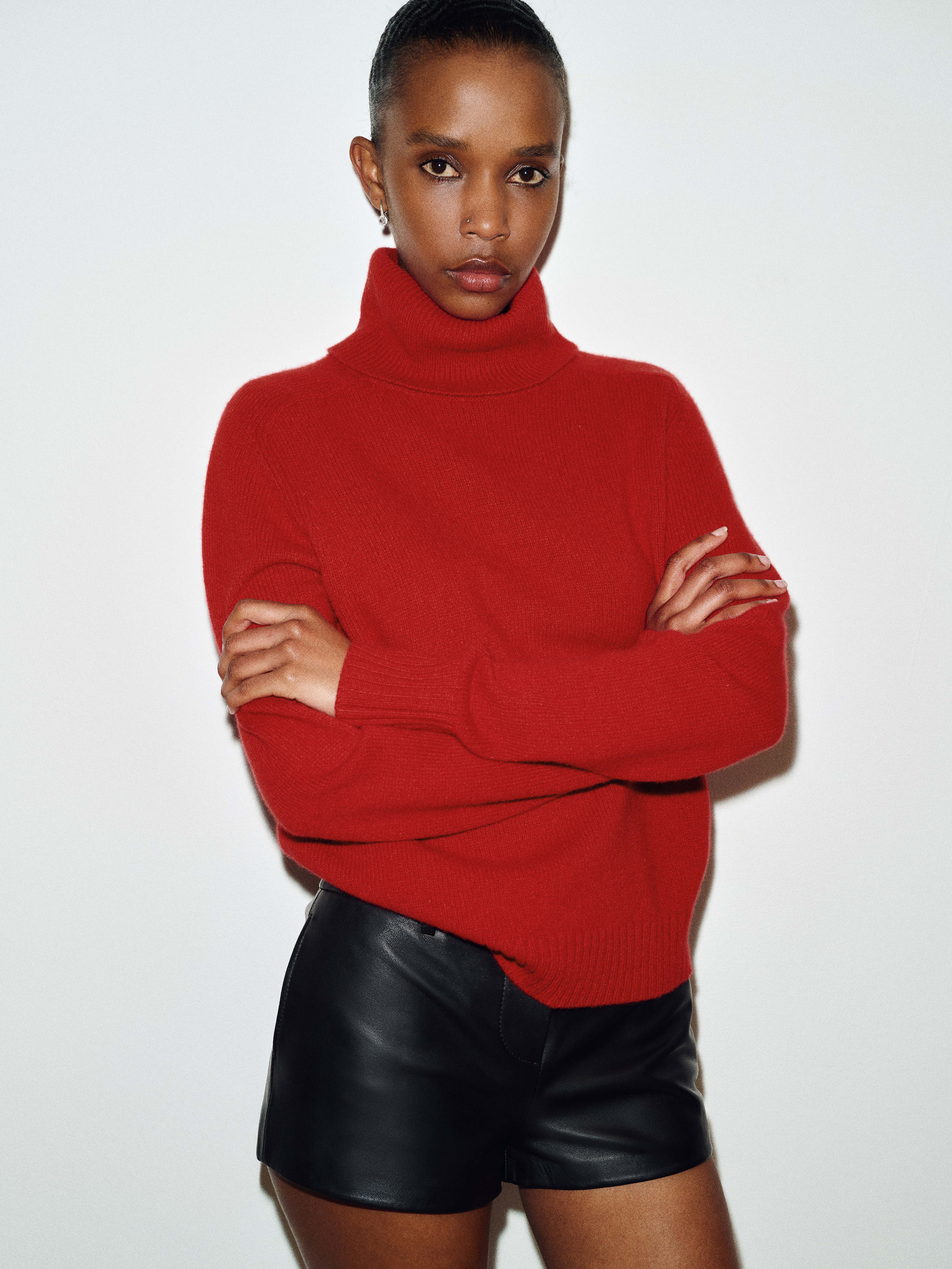 Dove Cashmere Oversized Turtleneck, image 4 of 6
