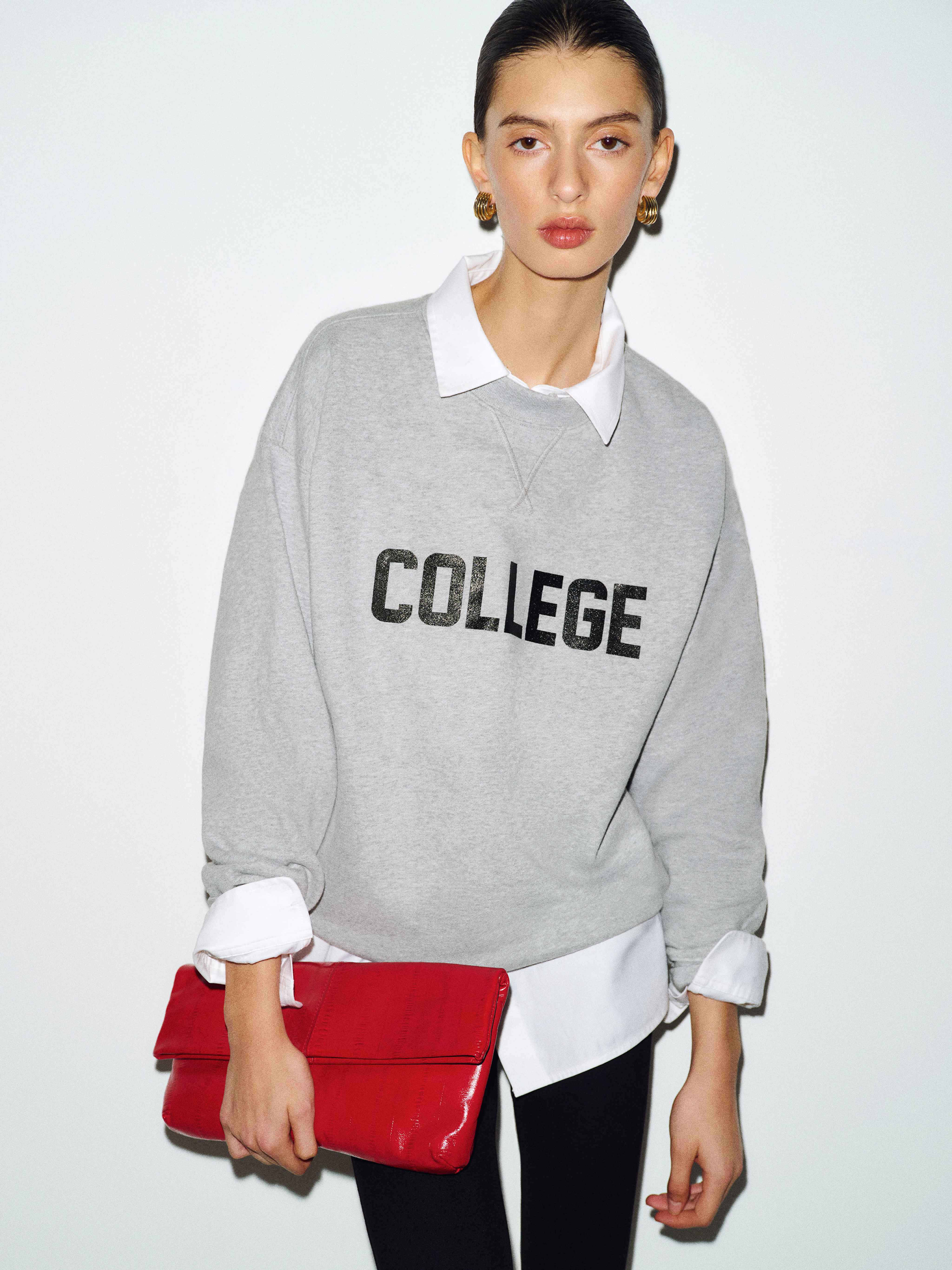 Drew Vintage Oversized Crewneck Sweatshirt, image 3 of 5