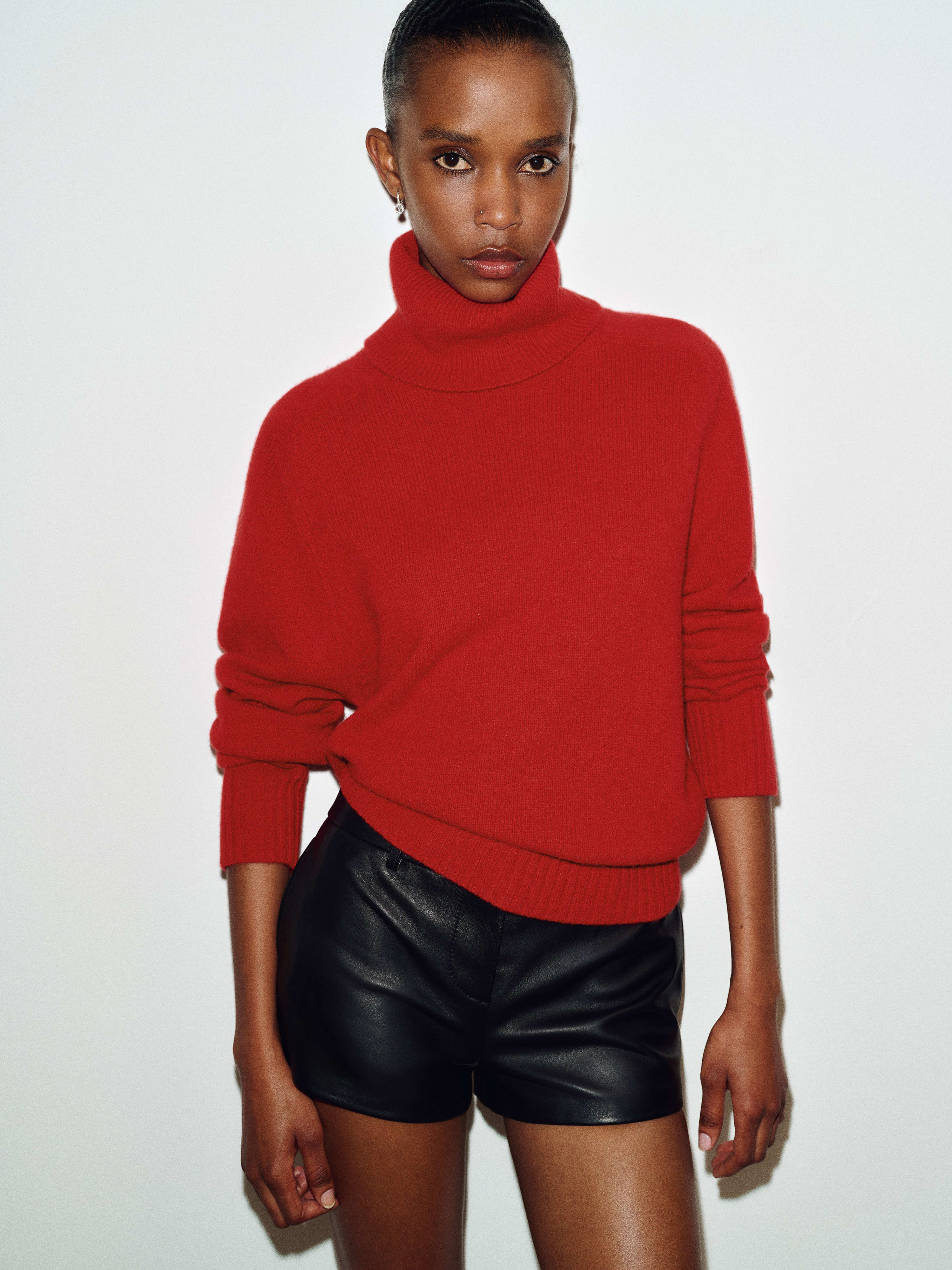 Dove Cashmere Oversized Turtleneck, image 5 of 6