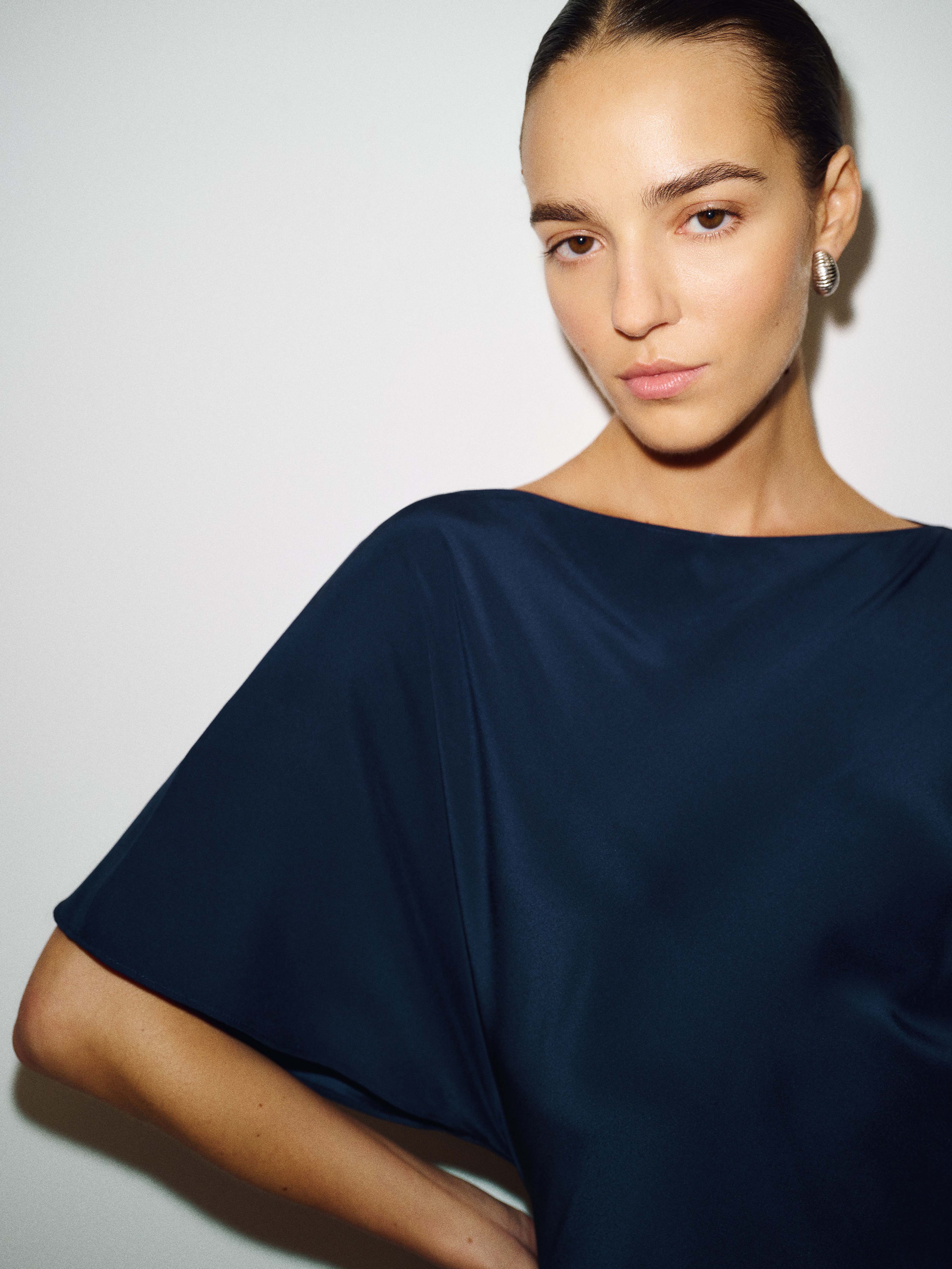 Caila Silk Dress, image 3 of 7
