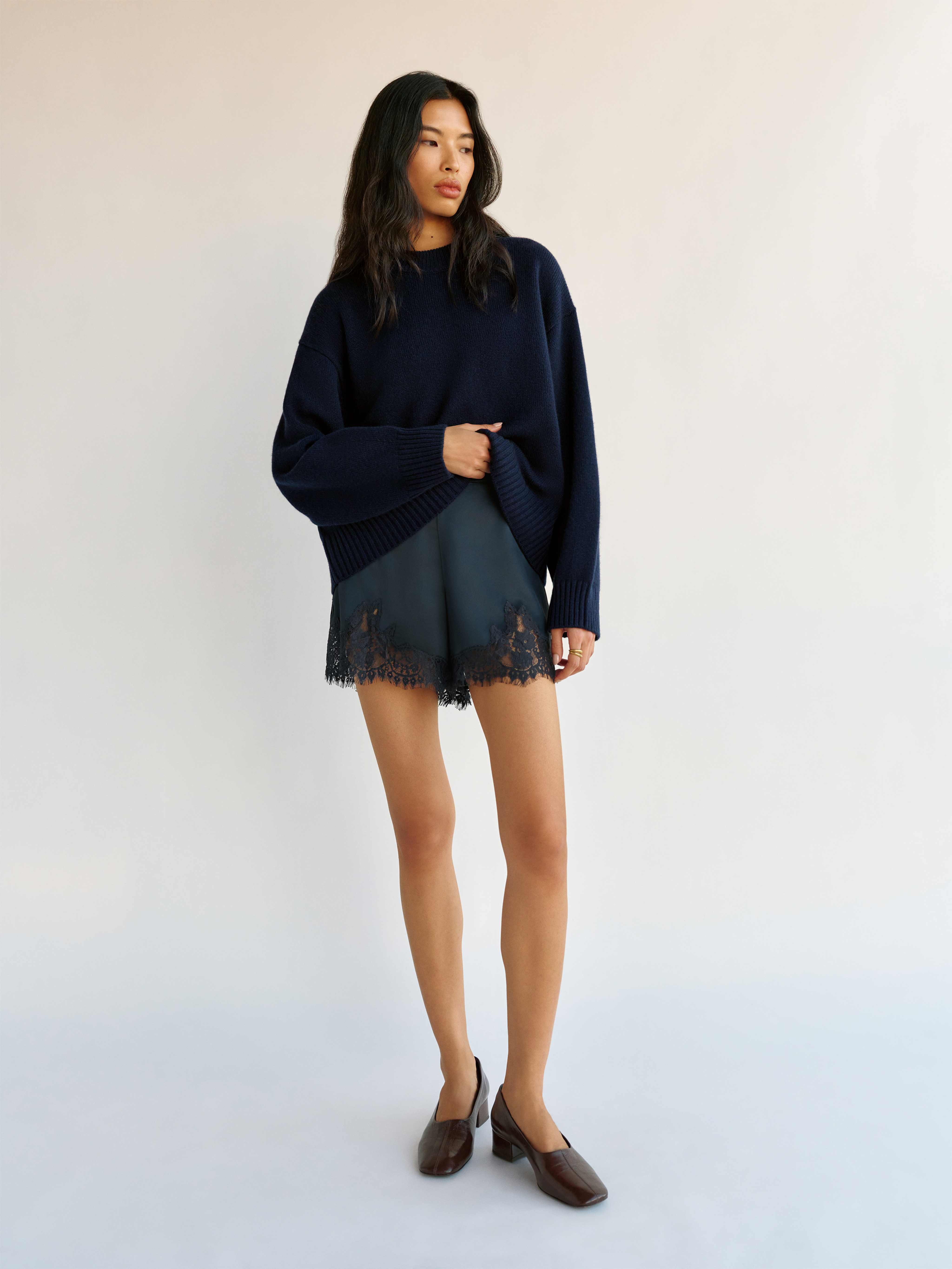 Cove Cashmere Oversized Crew, image 2 of 5