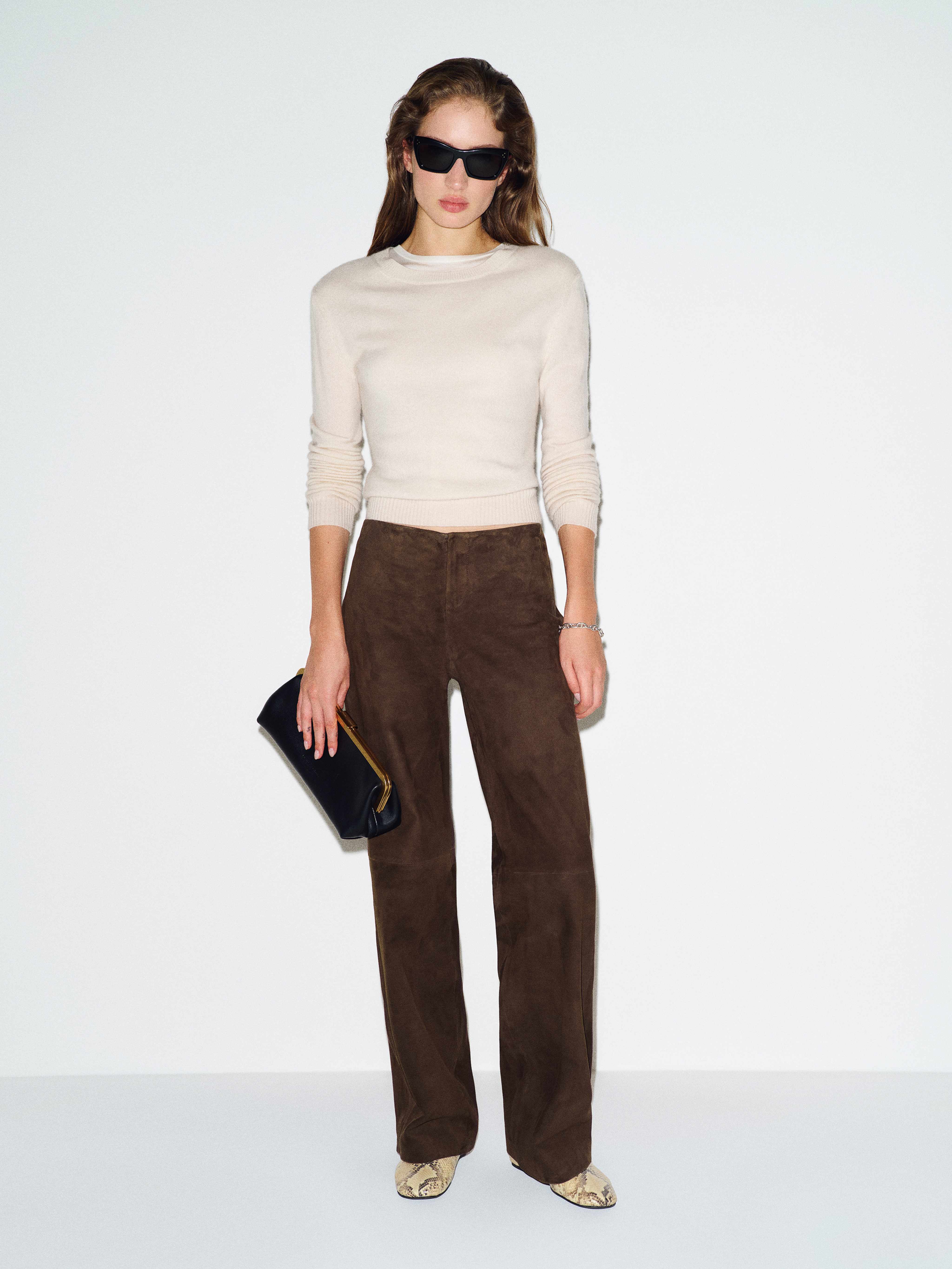 Veda Vida Low Rise Leather Pant
