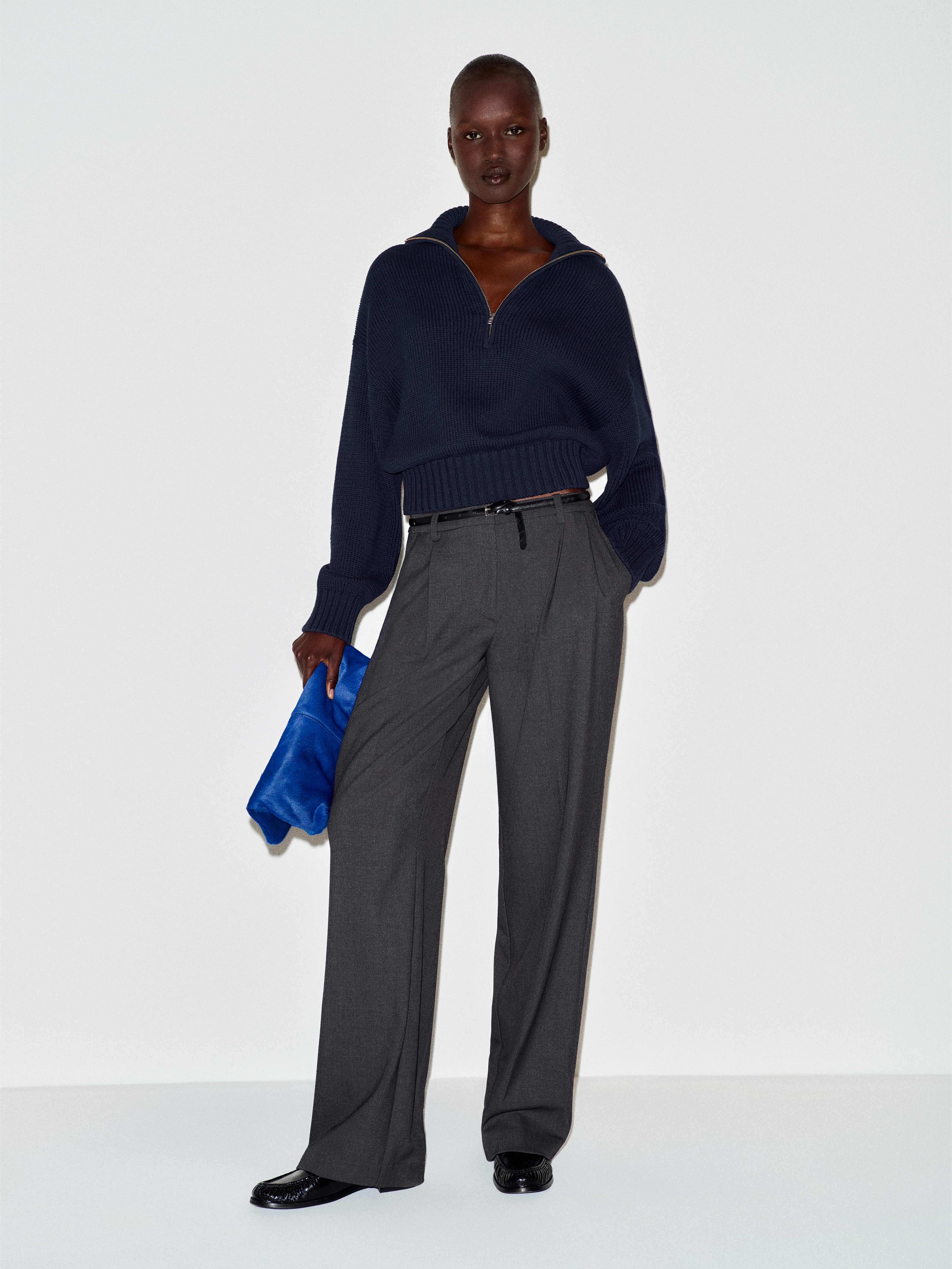 Barney Cotton Quarter-Zip Sweater, image 5 of 6