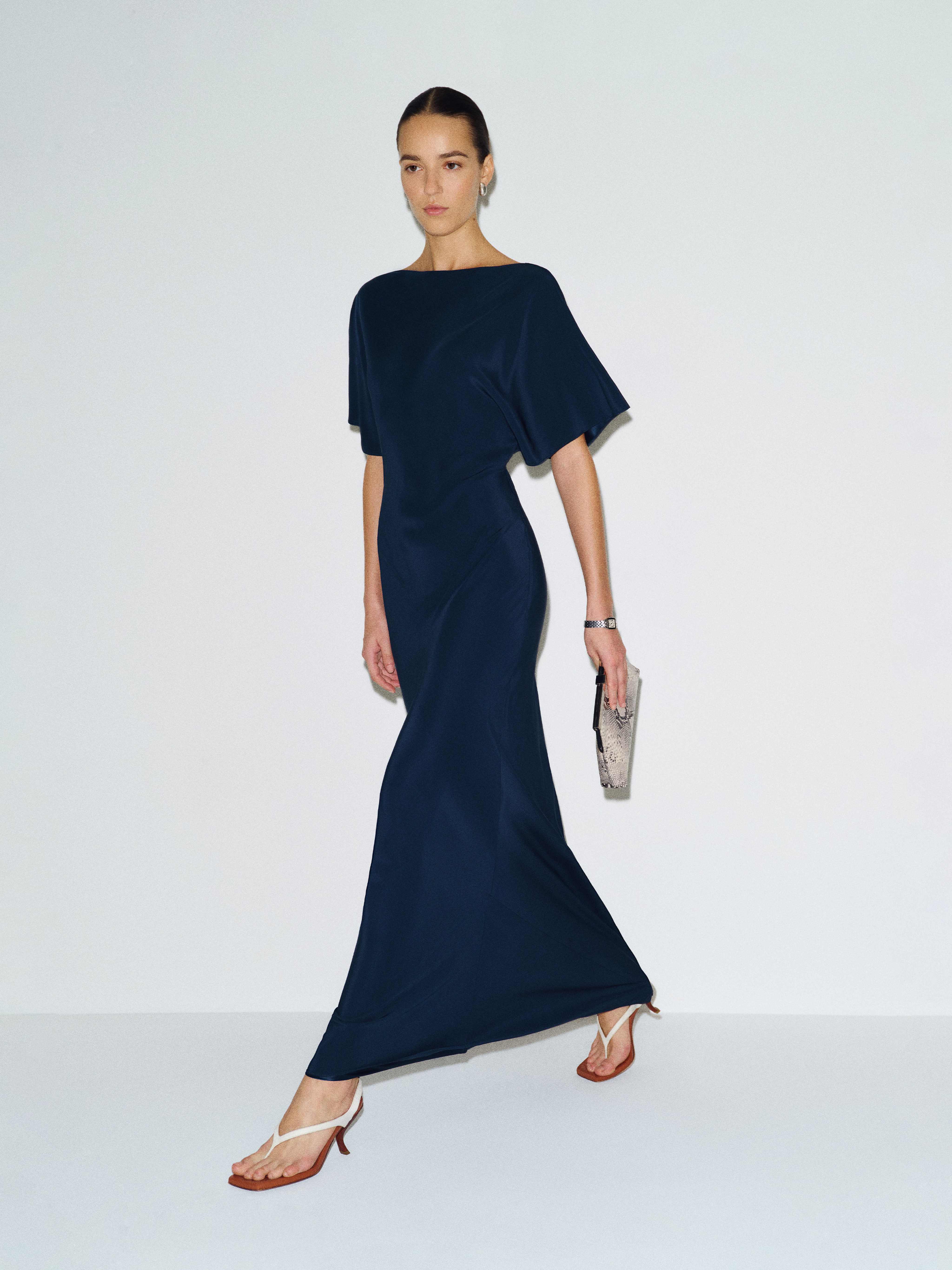 Caila Silk Dress, image 2 of 7