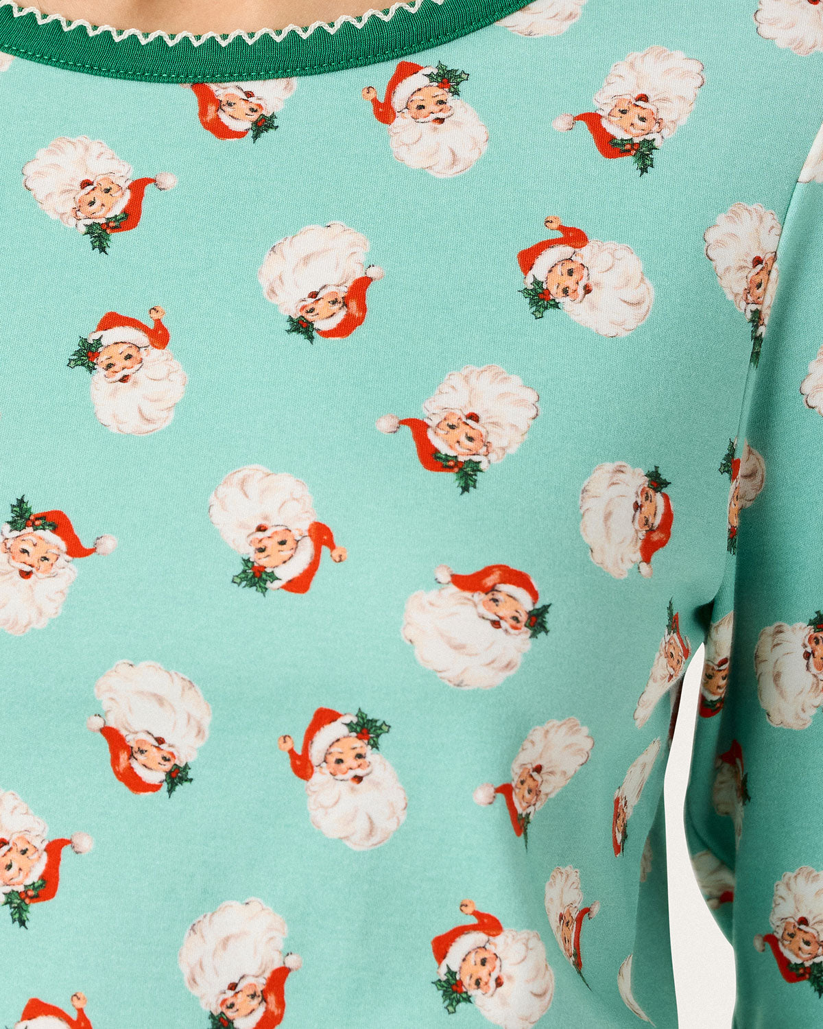 Ellie Shortie PJ Set in Santa Baby, image 3 of 9